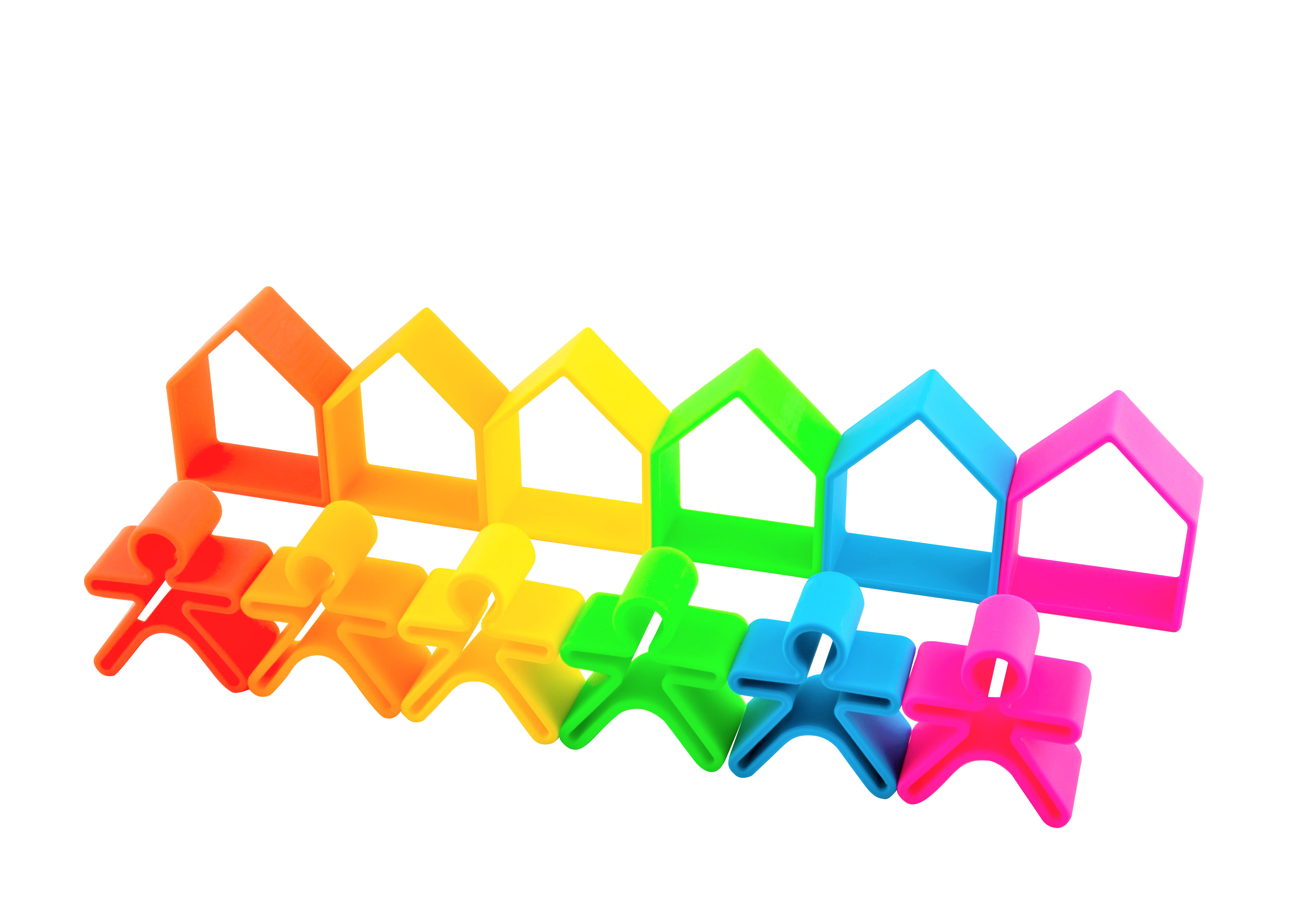Dena 6 Kids + 6 Houses Neon