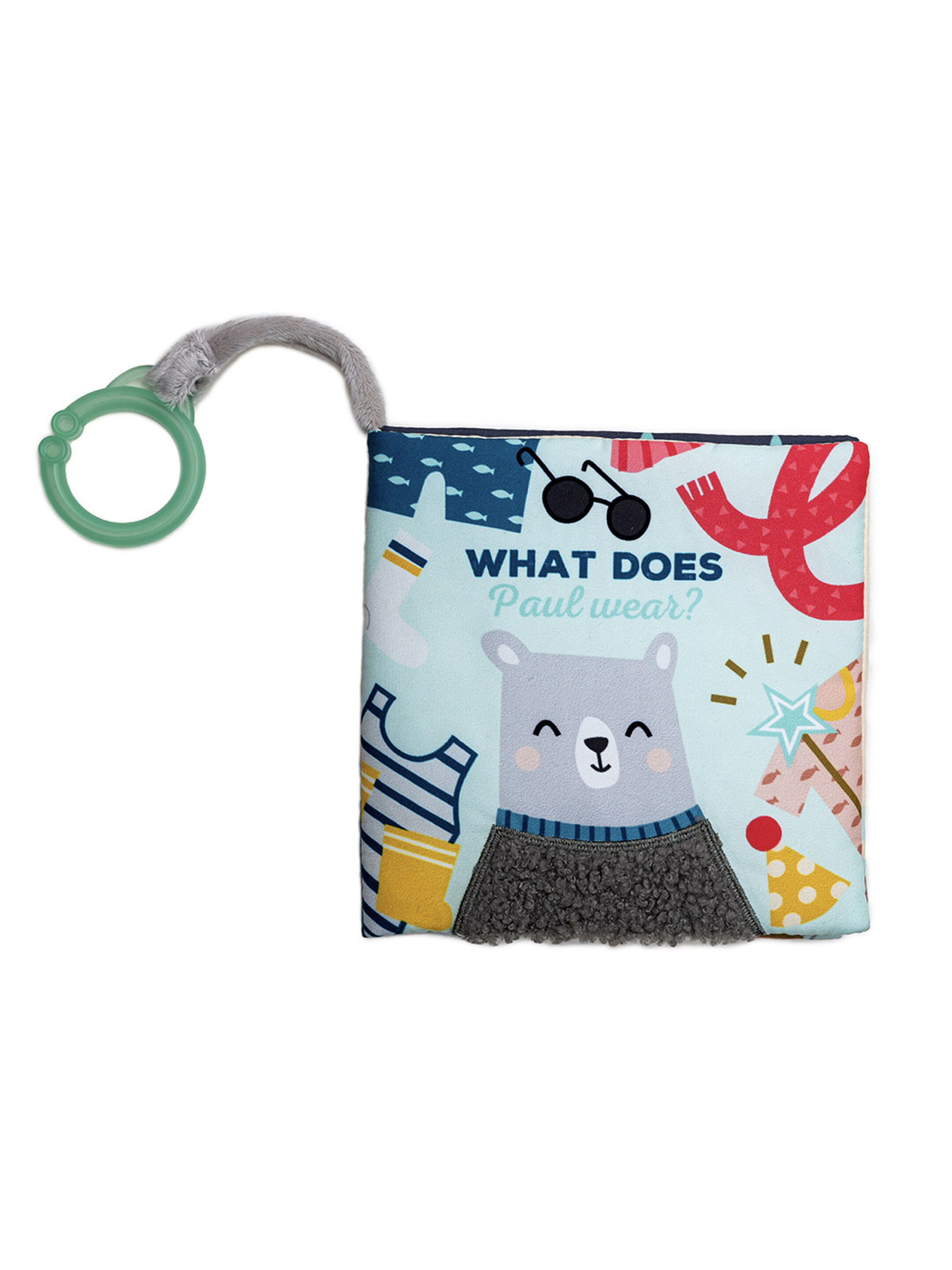 Taf Toys What Does Paul Wear Sensory Book