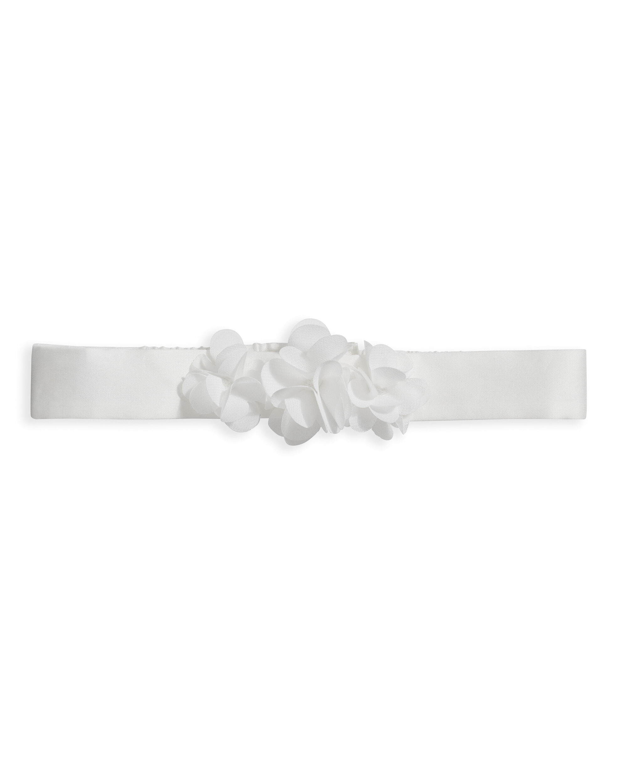 3D Flower Corsage Headband - White
