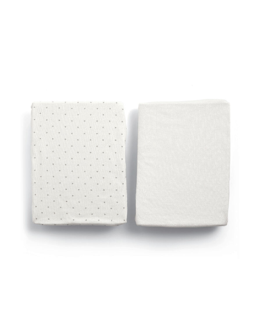 Lua Bedside Crib Sheets (2 Pack) - Star